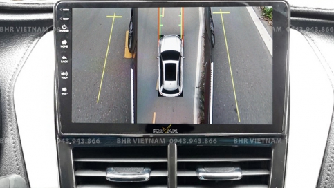 Màn hình DVD Android liền camera 360 xe Toyota Vios 2019 - nay | Kovar Plus 360